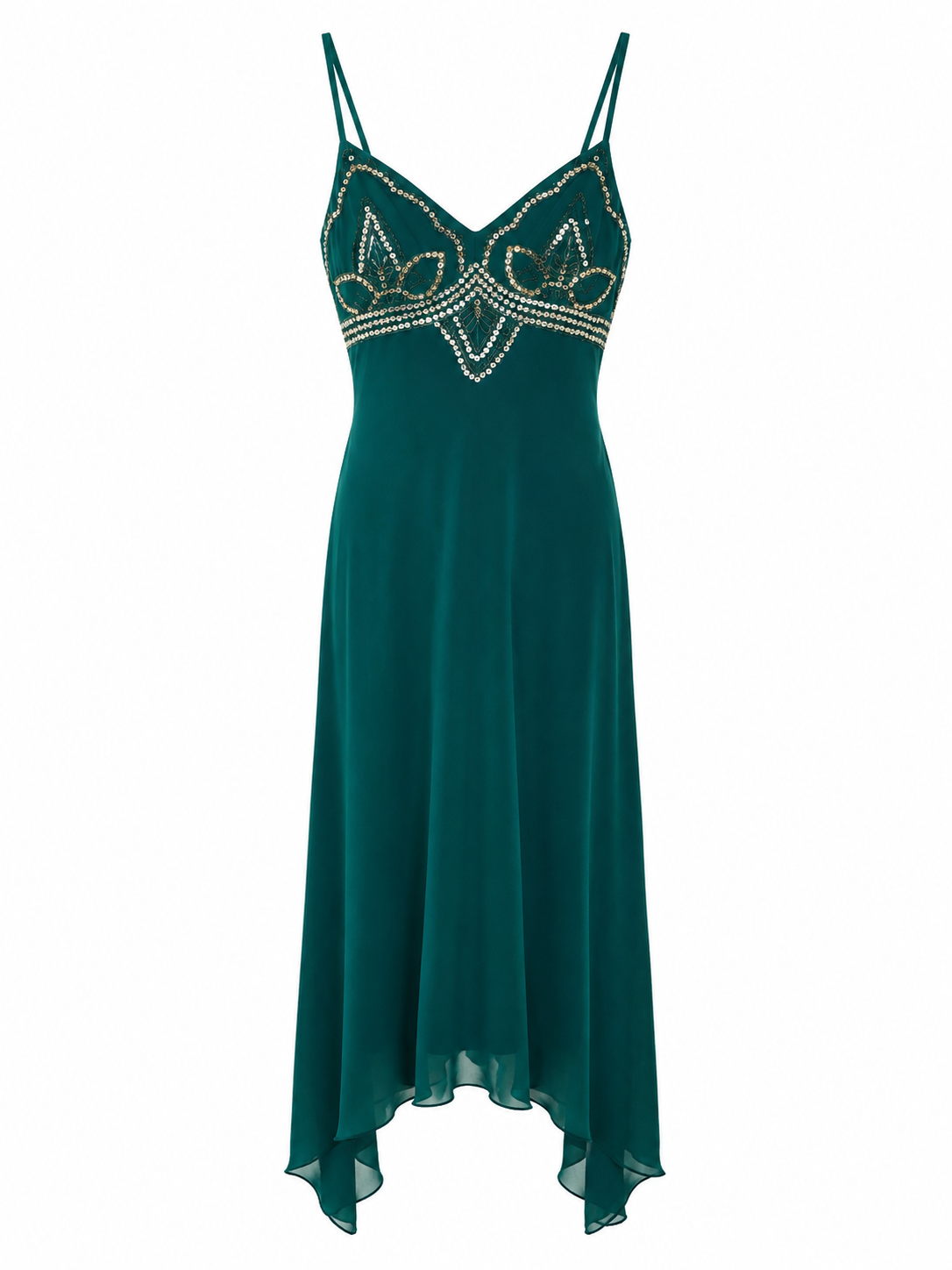 Midi embellished dress