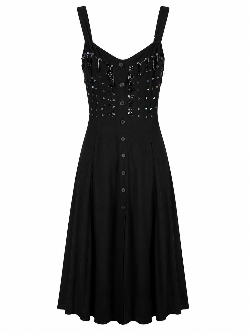 Vintage dress with beads