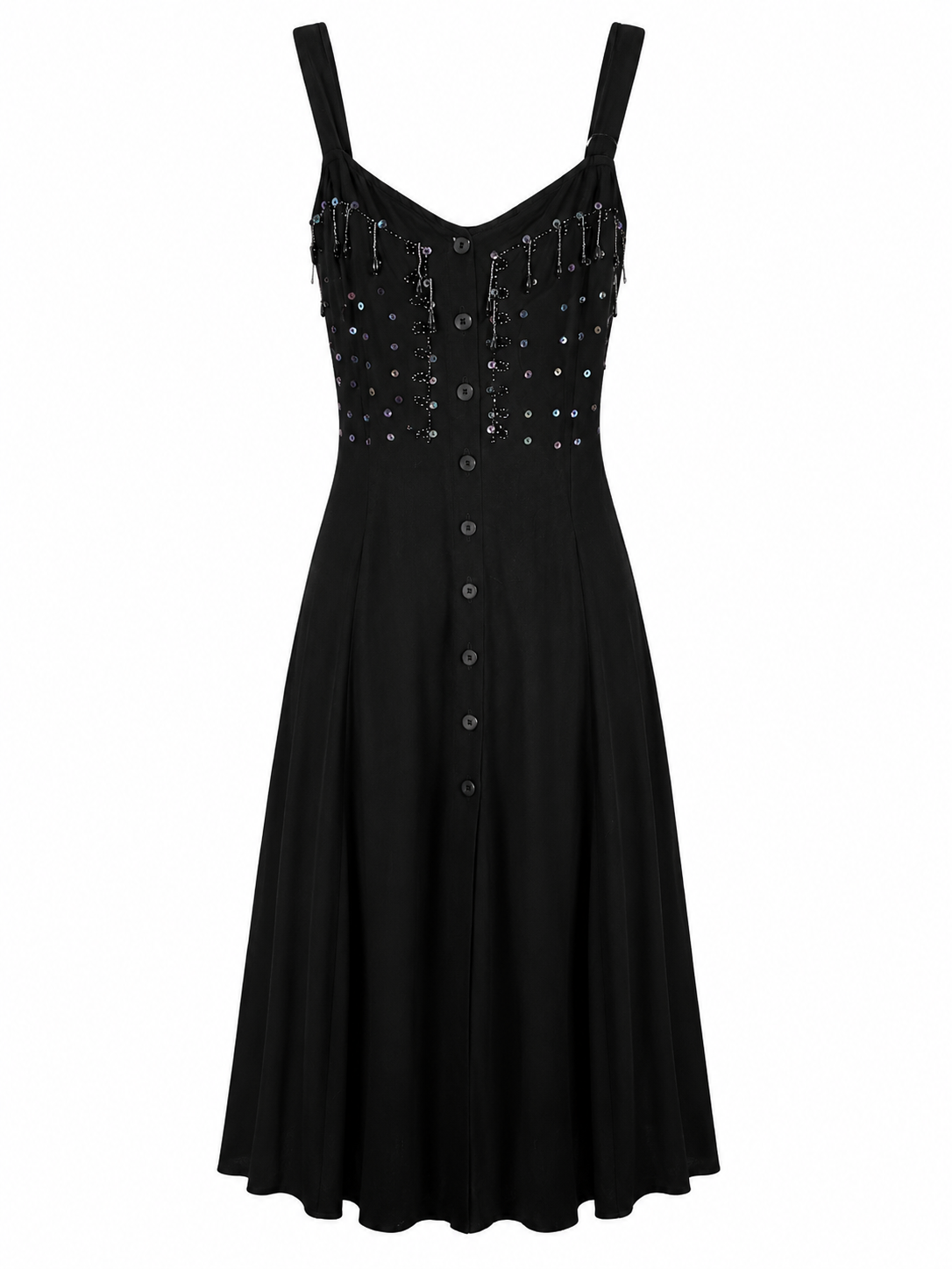 Vintage dress with beads