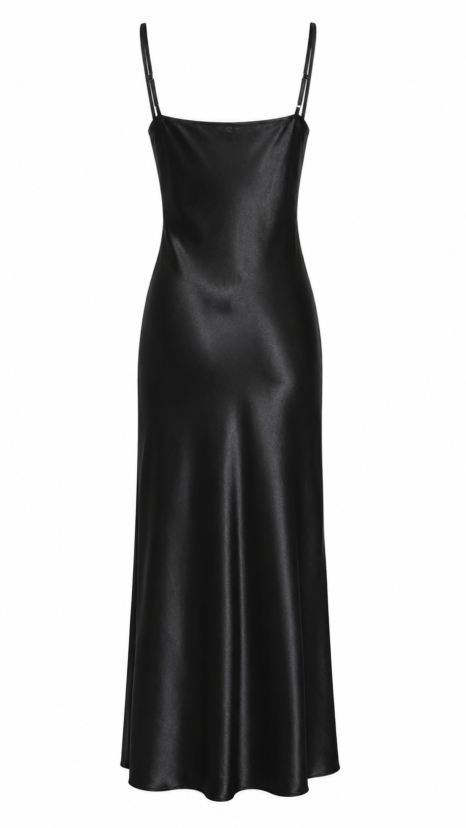 Satin slip dress with dragon print