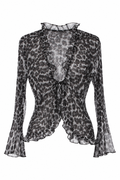 Animal printed blouse