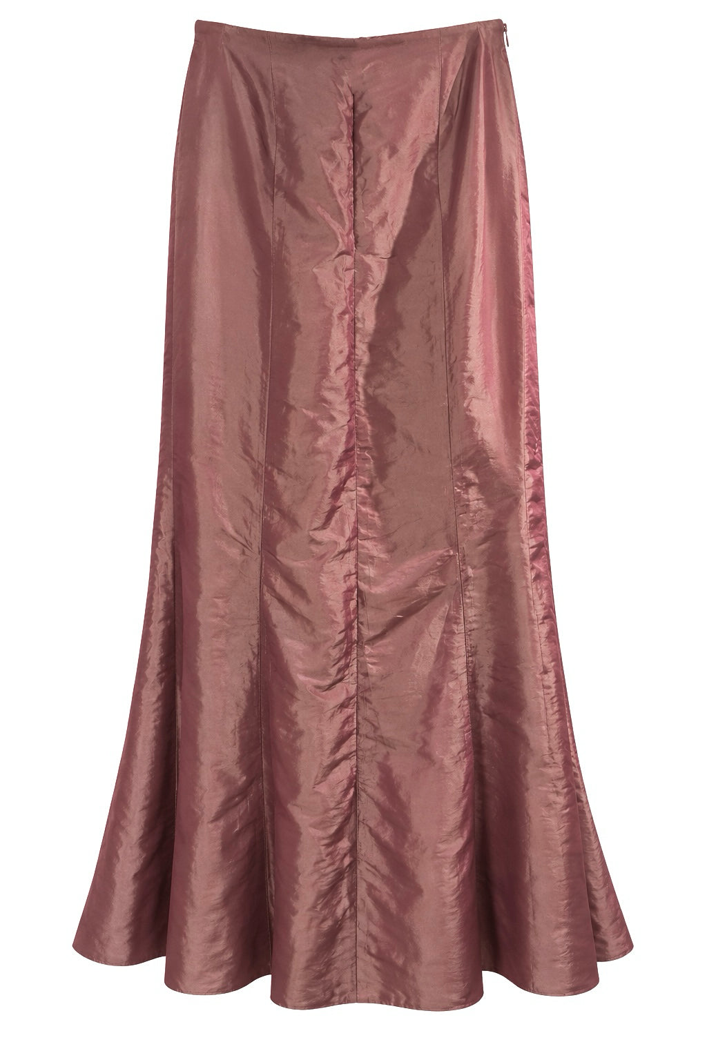 Mermaid maxi taffeta skirt