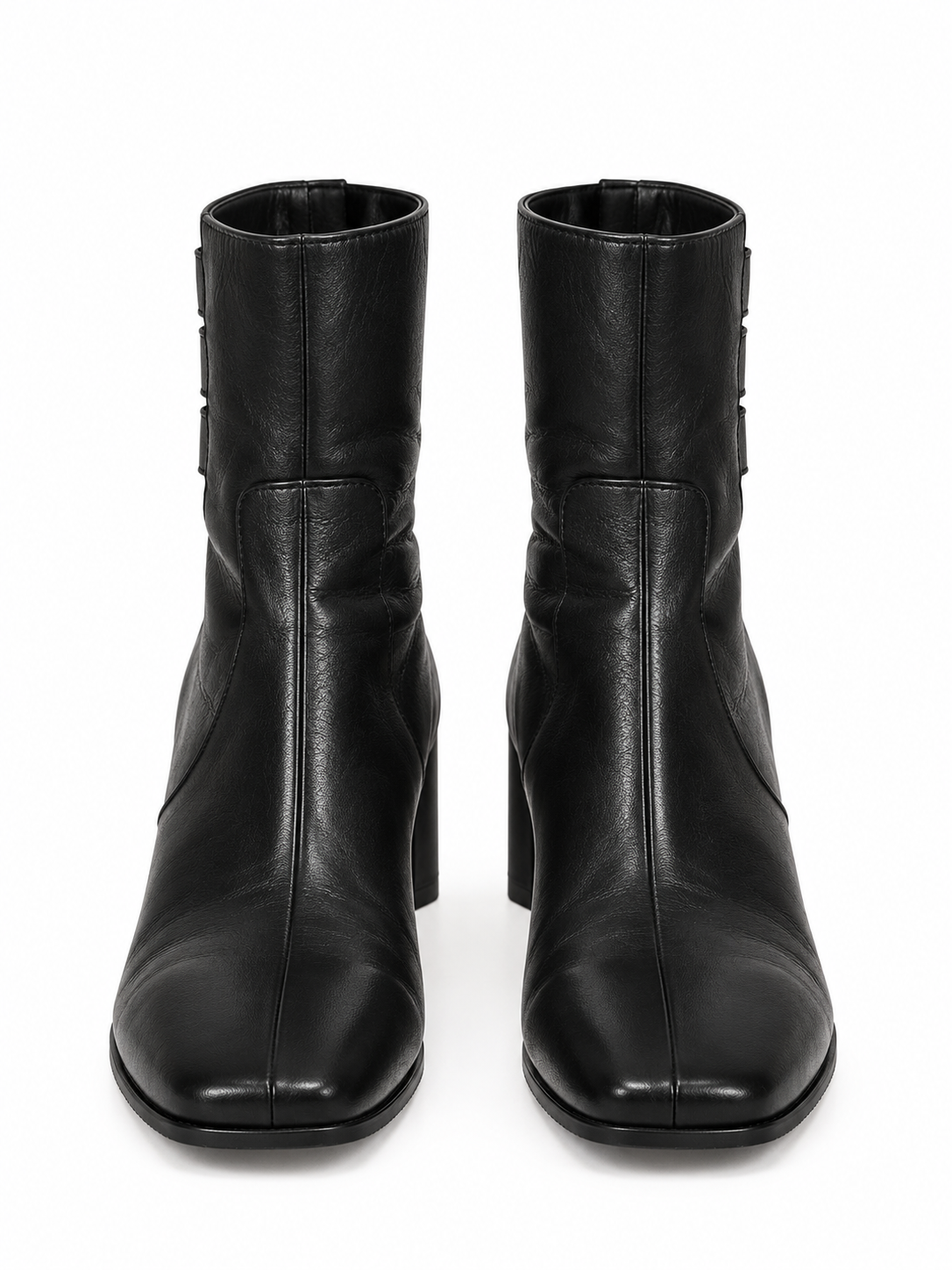 Italian leather booties