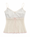 Cinema crochet cute top
