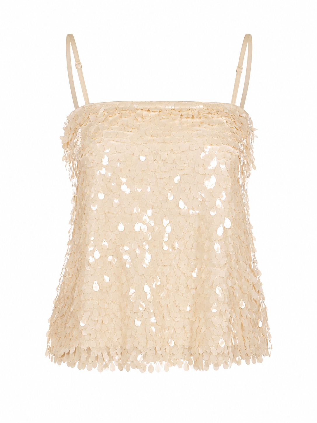 Sequin top with mesh back