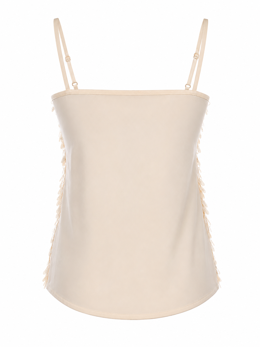 Sequin top with mesh back