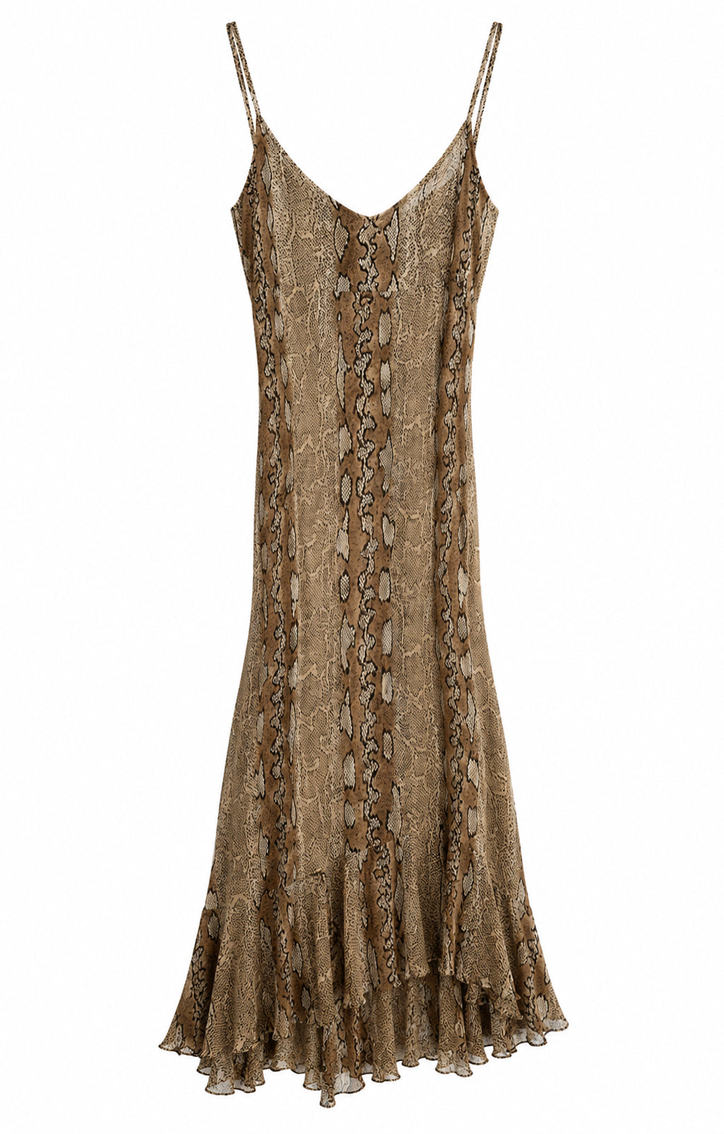 Maxi animal printed dress