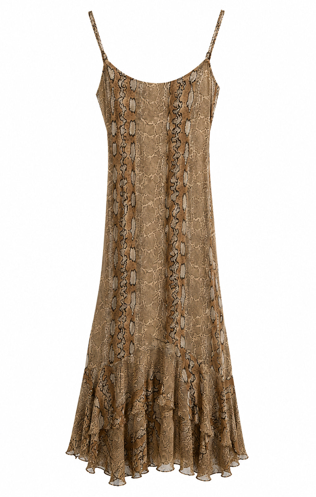 Maxi animal printed dress