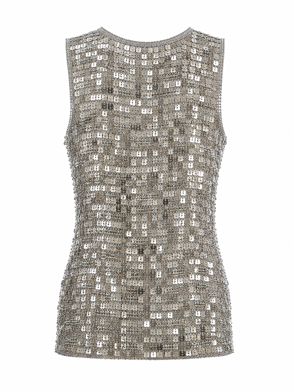 Crochet top with sequins