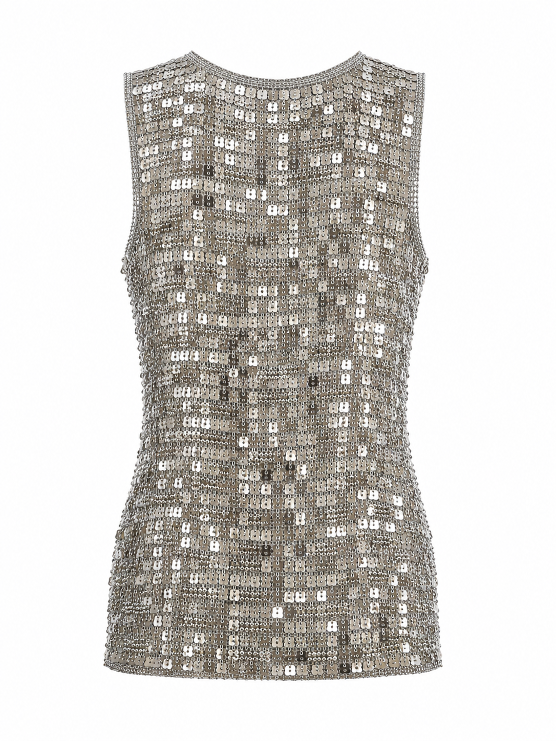 Crochet top with sequins