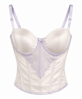 Pastel purple corset