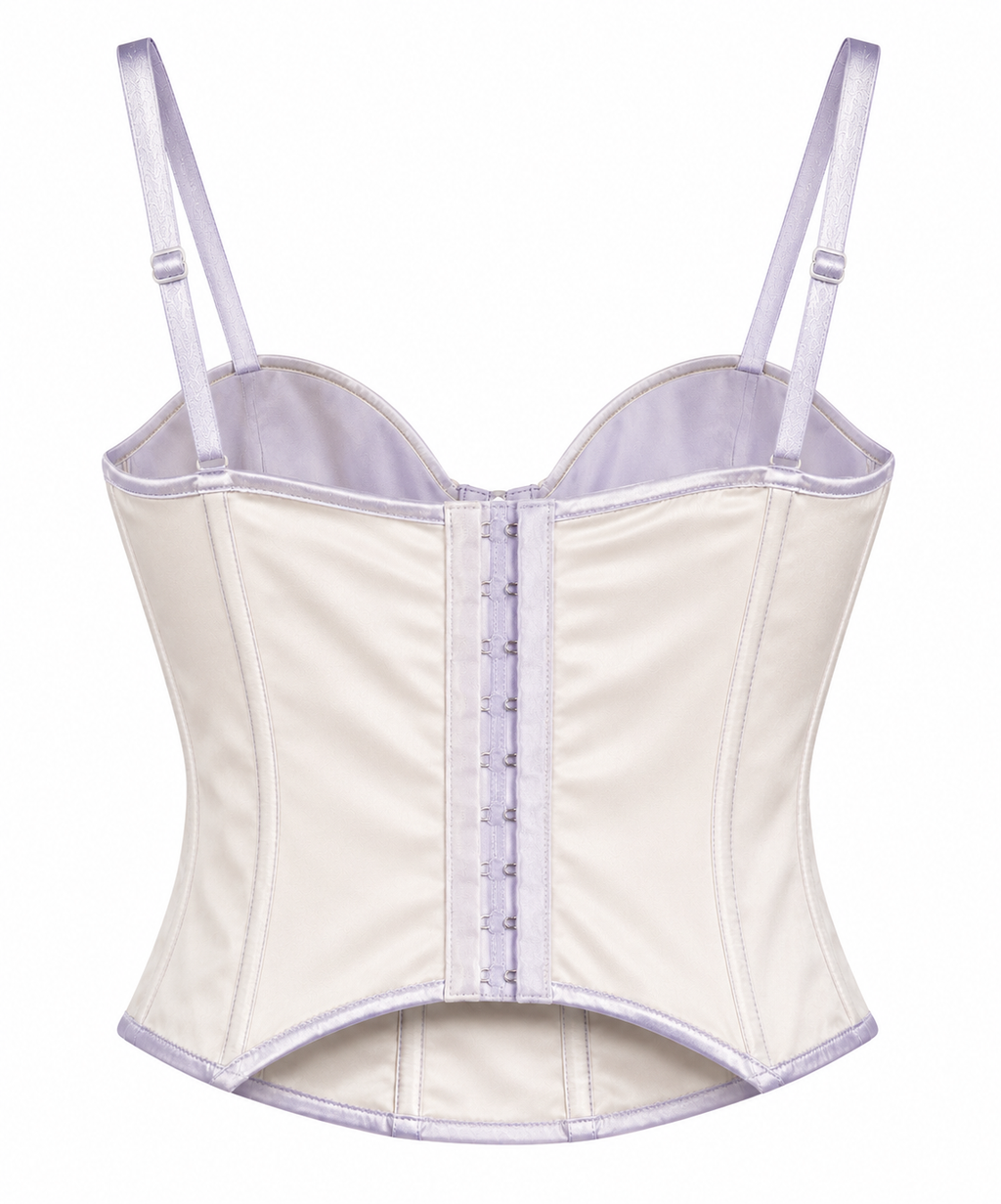 Pastel purple corset