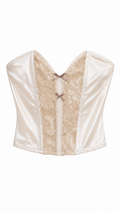 Satin corset