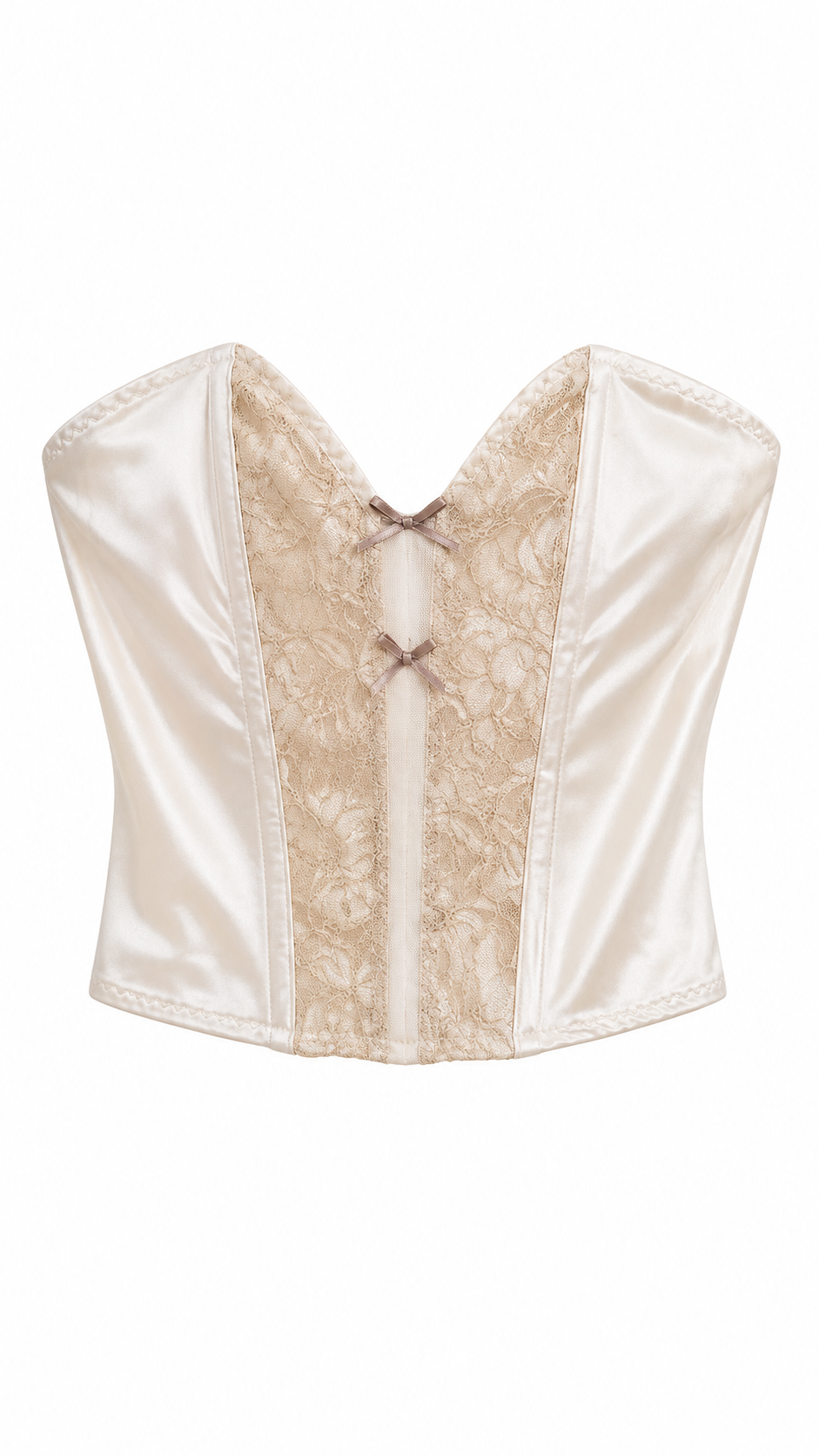 Satin corset