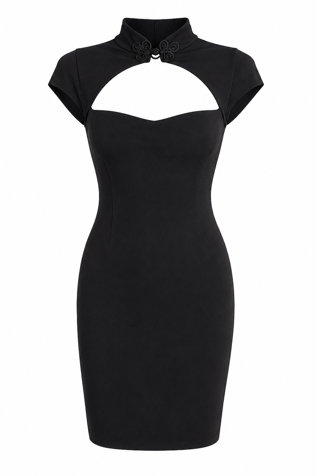 Quipao Backless corset elastic dress