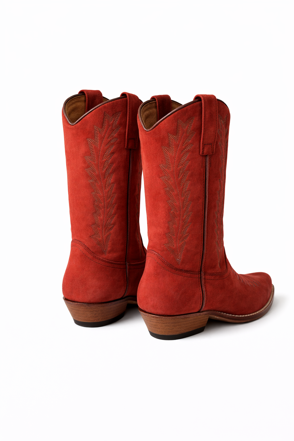 New unworn leather cowboy boots