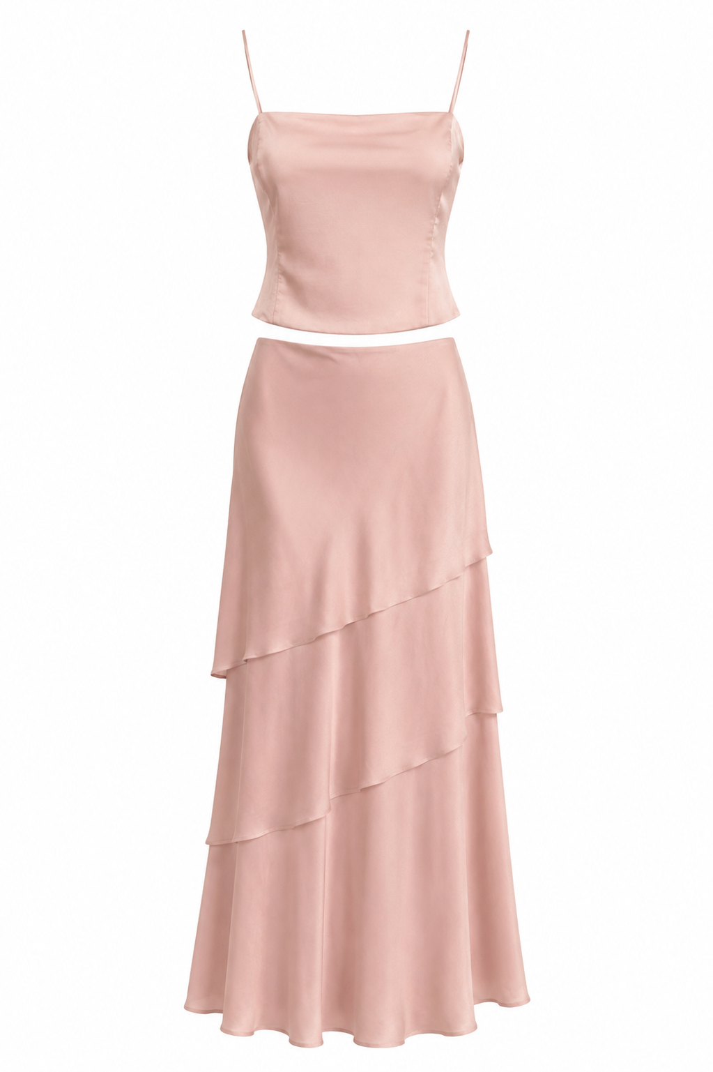 Deadstock silk two piece set