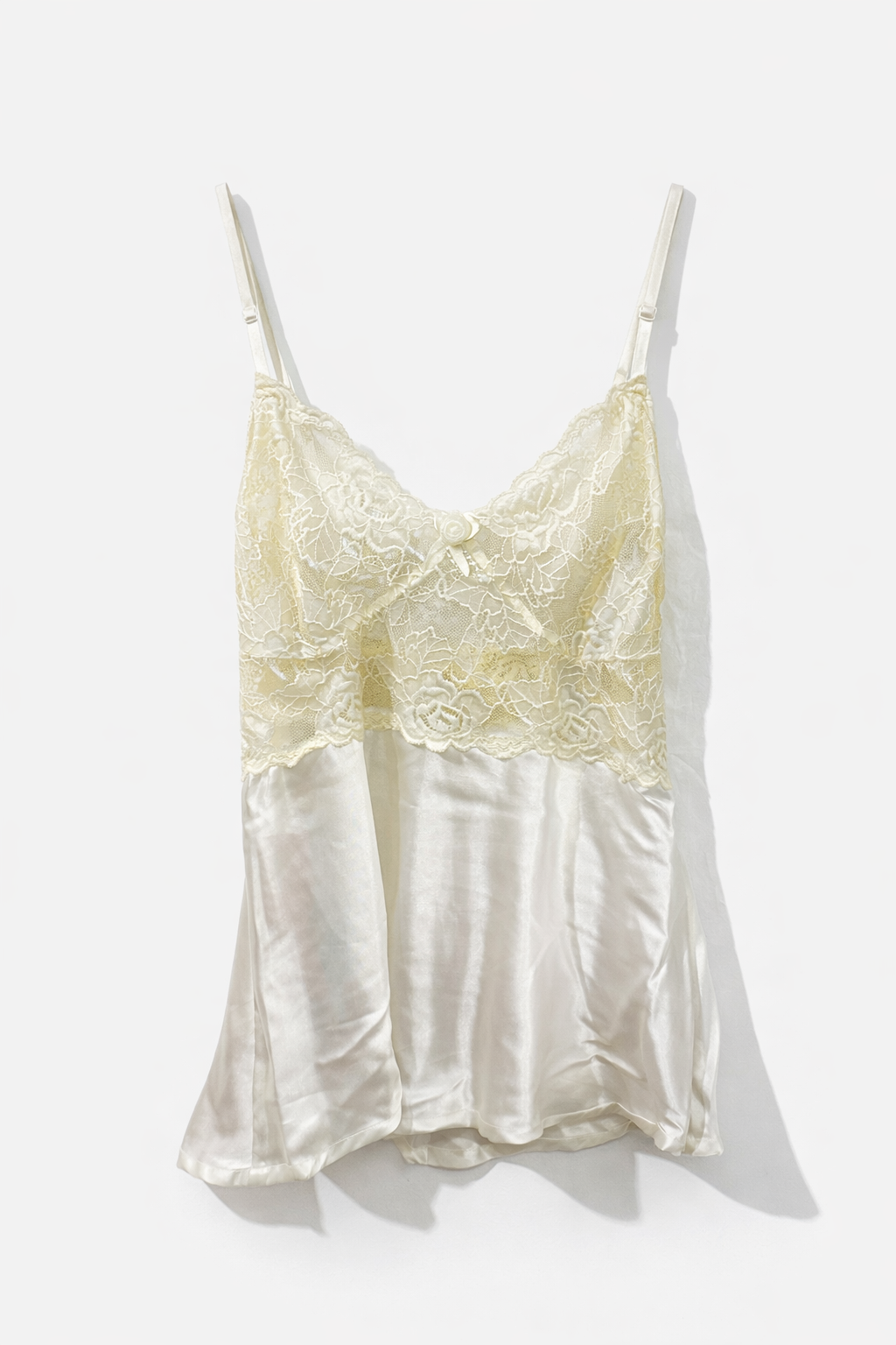 Satin & lace cami