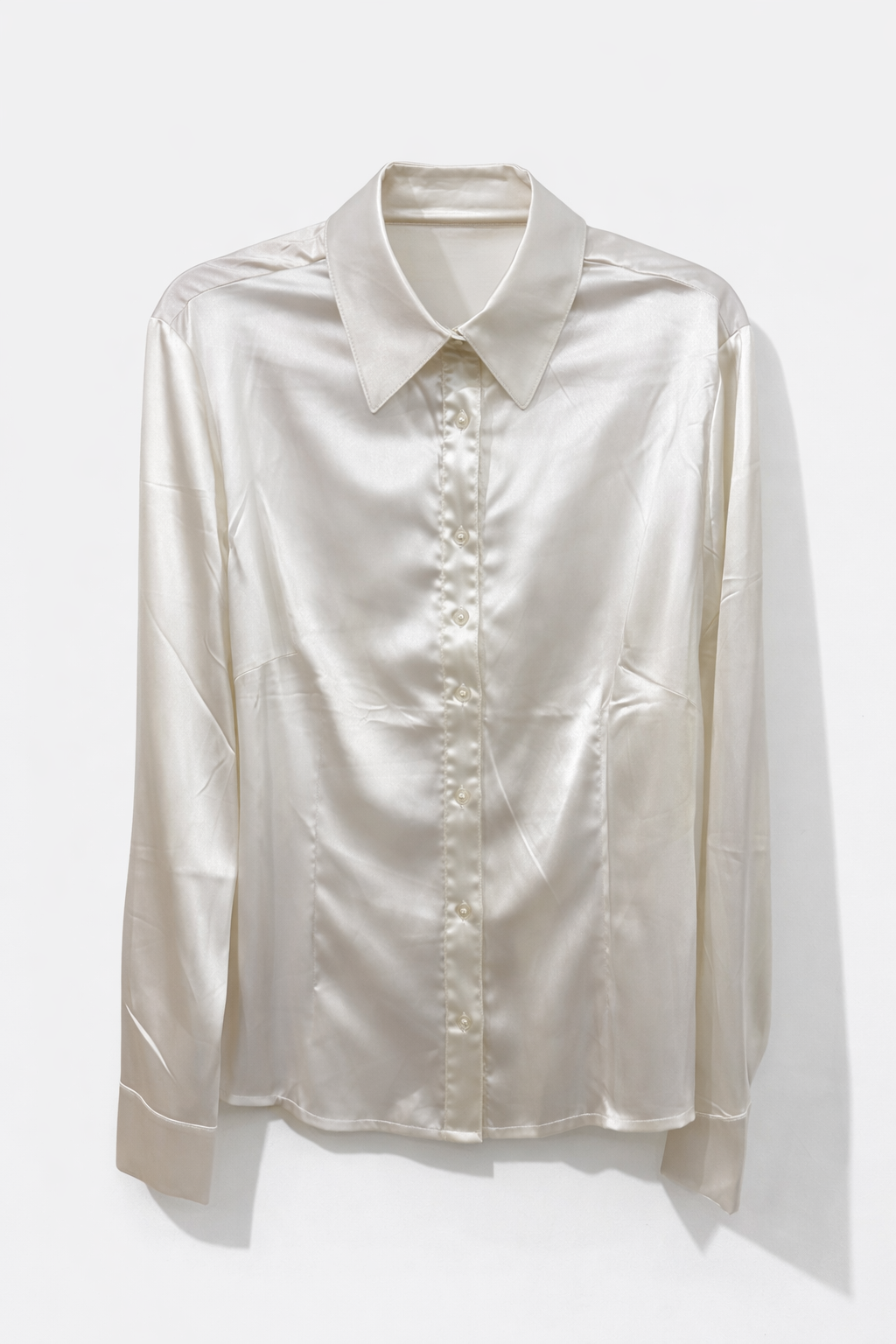 Satin office siren shirt