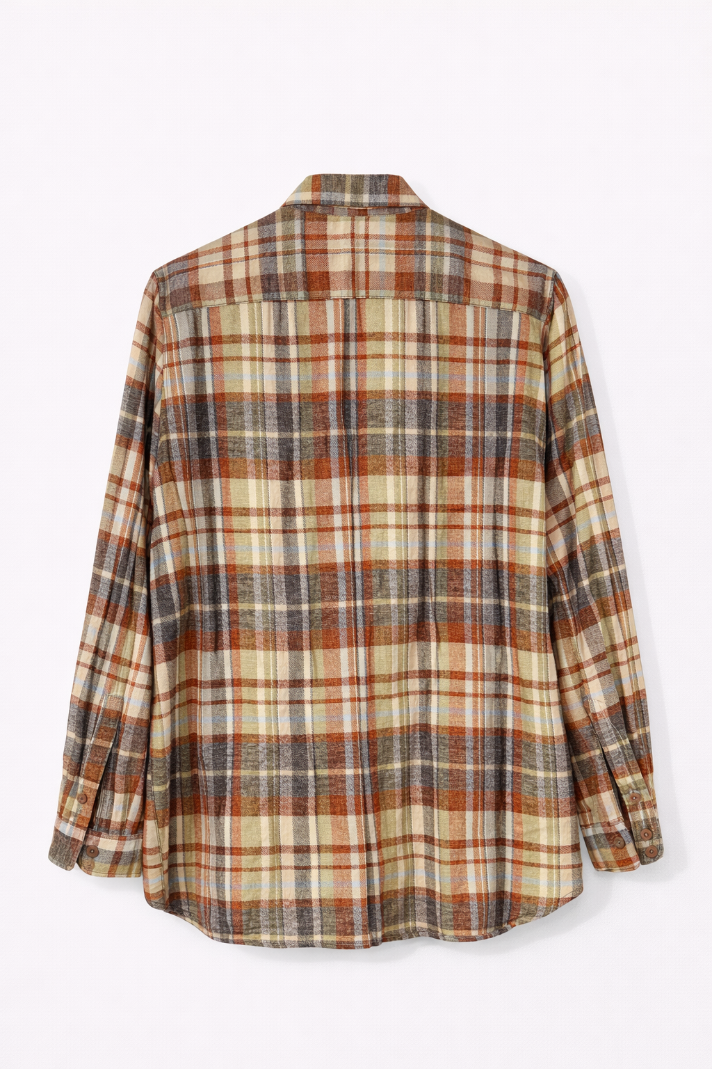 Pure wool flannel shirt