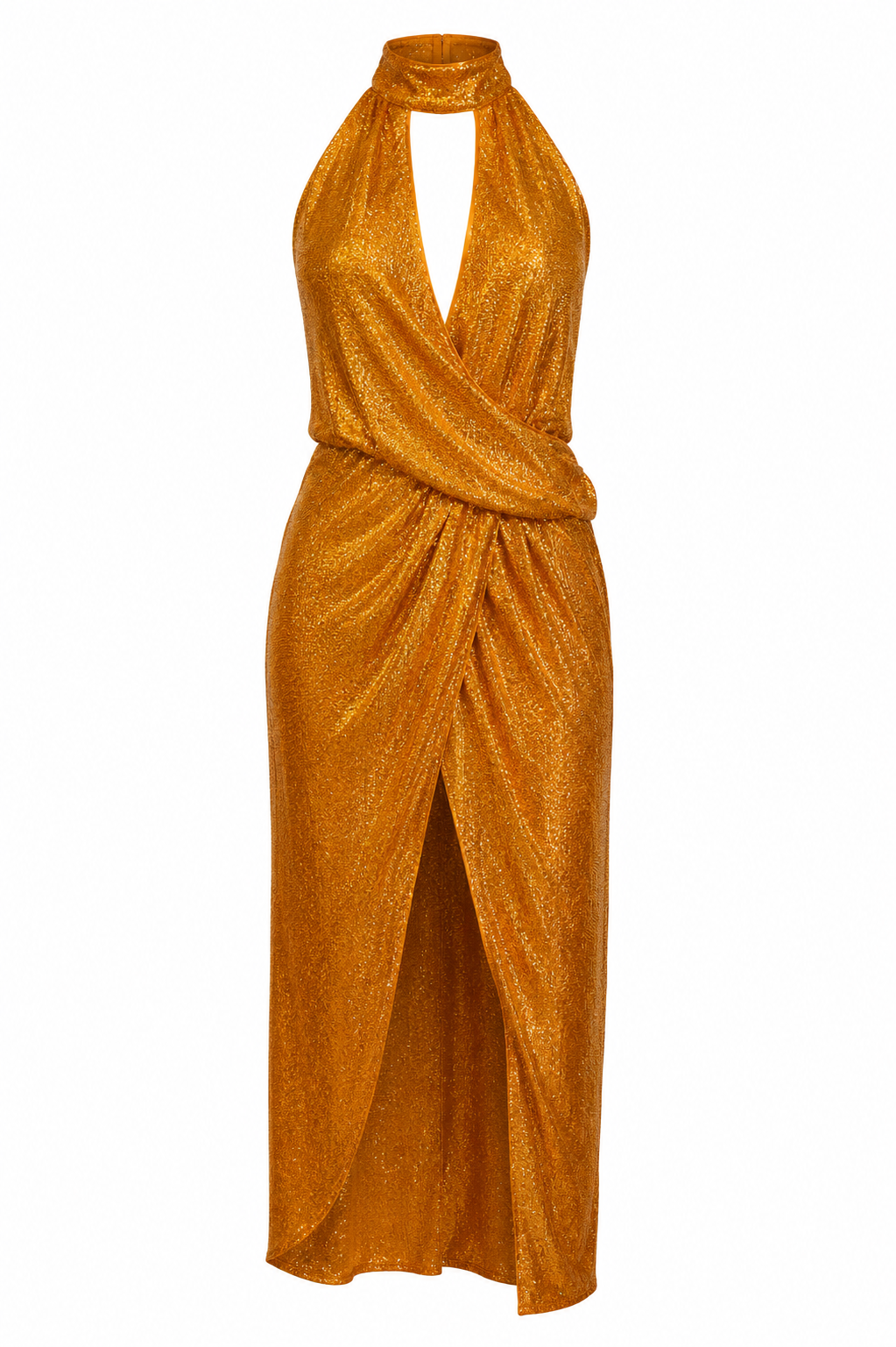 Shimmery backless dress