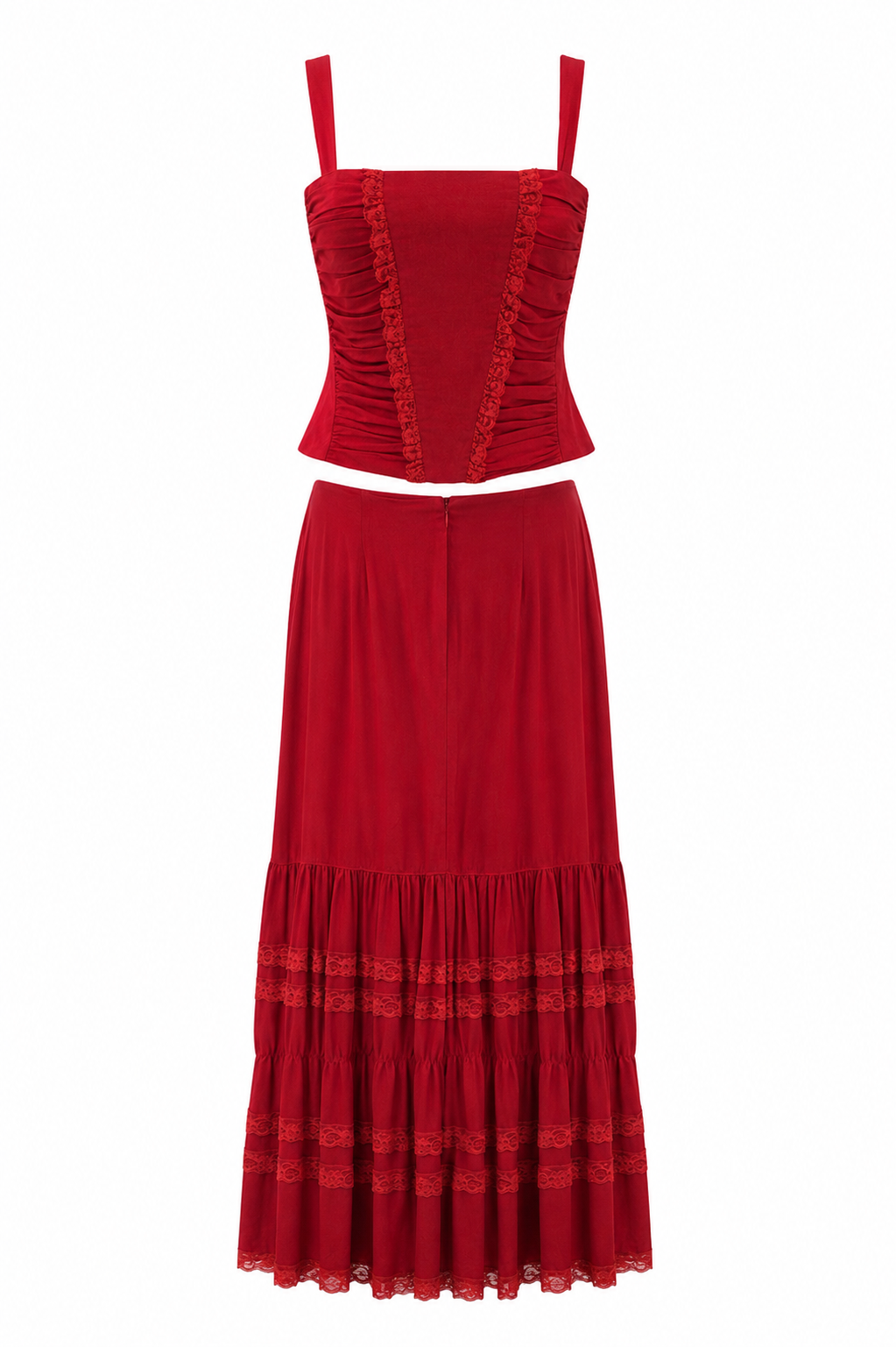 Deadstock corset & skirt set