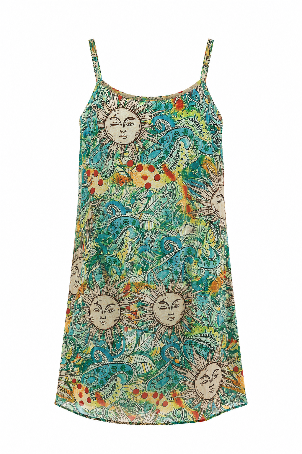 Mini patterned dress