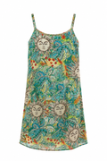 Mini patterned dress