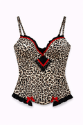 Leopard corset