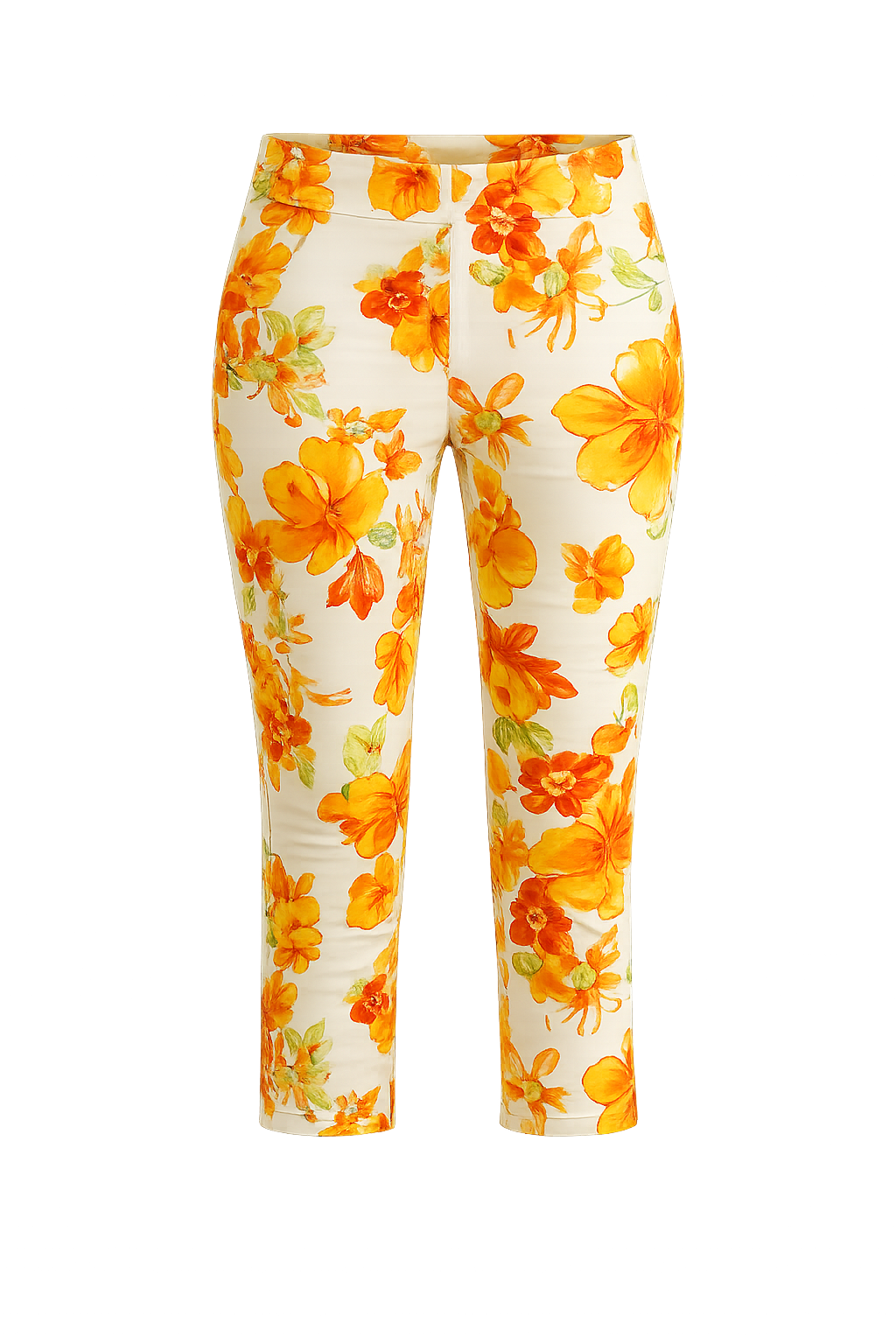 Vintahe floral capri pants