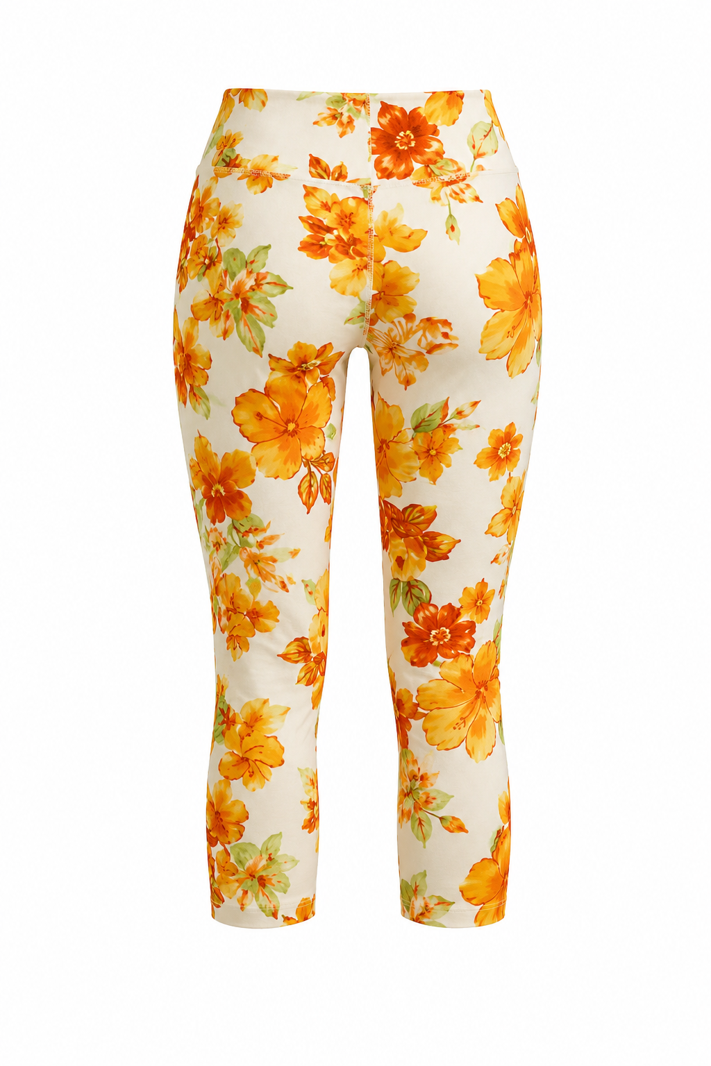 Vintahe floral capri pants