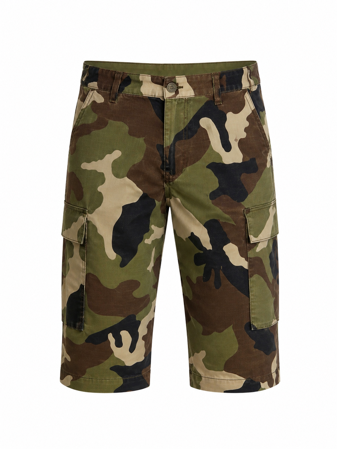 Army printed bermuda shorts