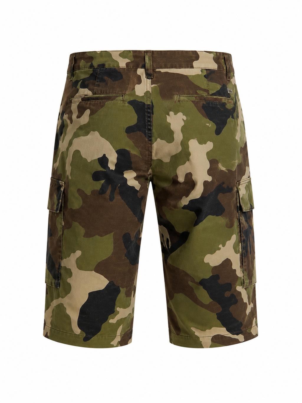 Army printed bermuda shorts