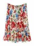 Summer floral skirt