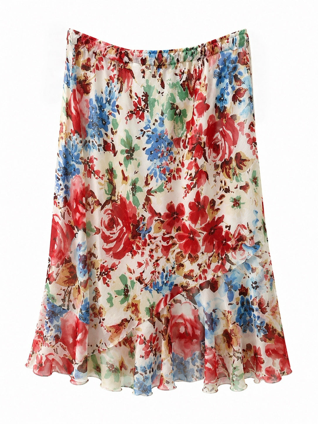 Summer floral skirt
