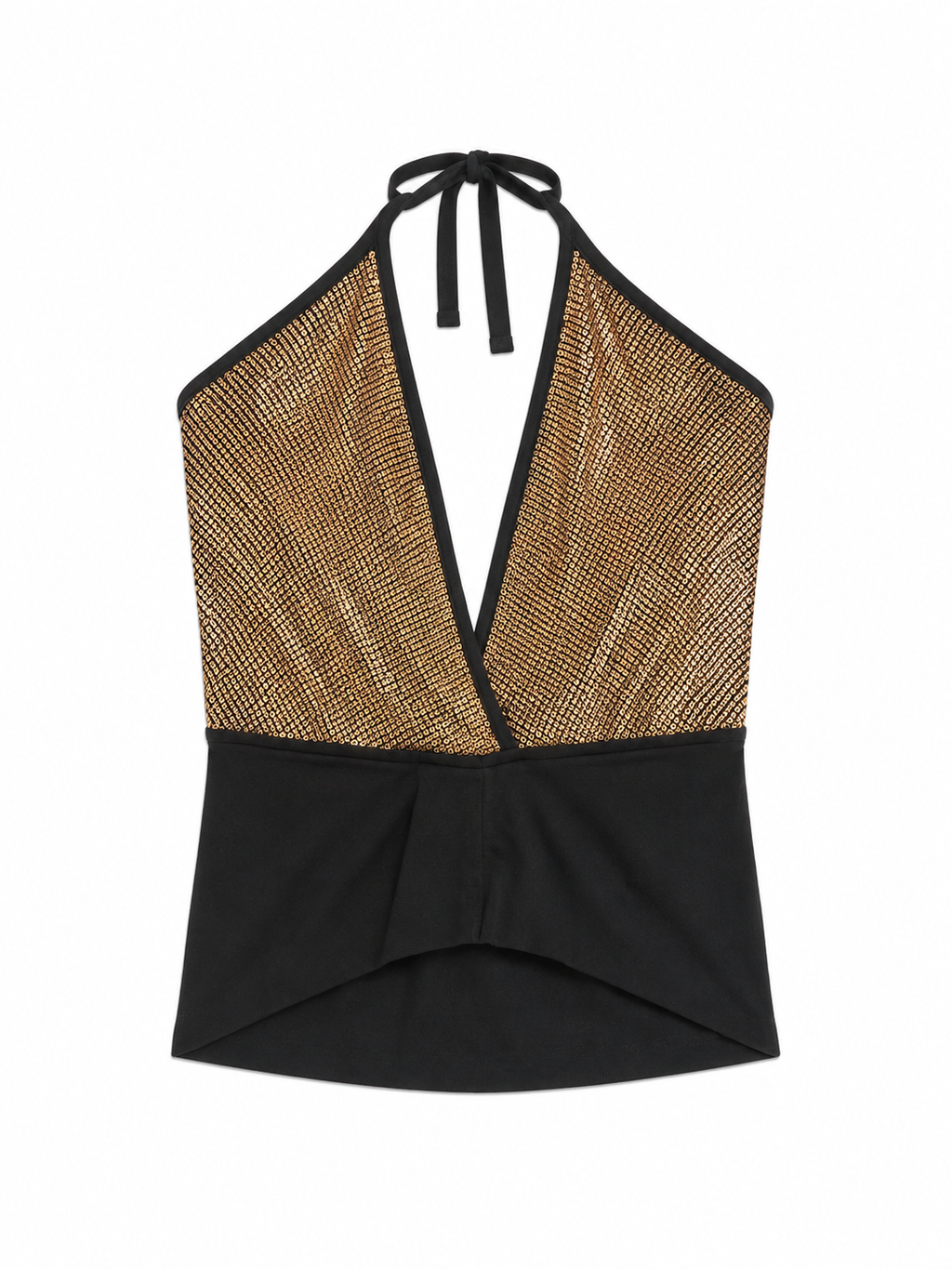 Backless Deadstock sequin top