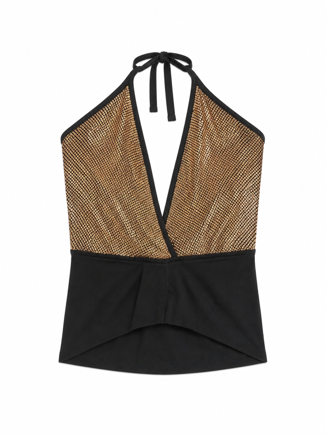 Backless Deadstock sequin top