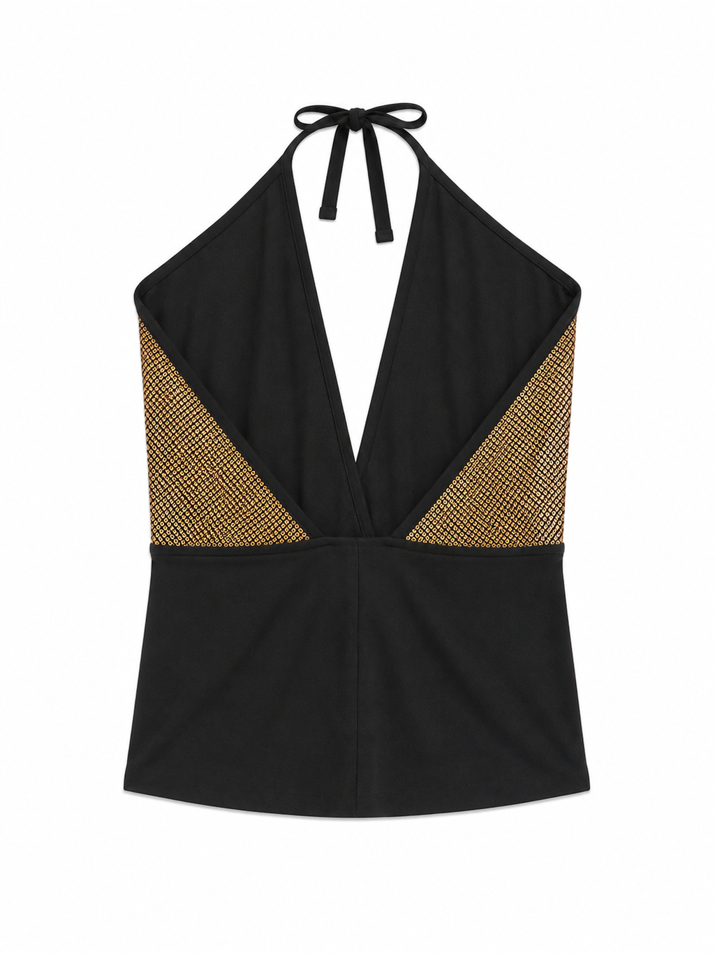 Backless Deadstock sequin top