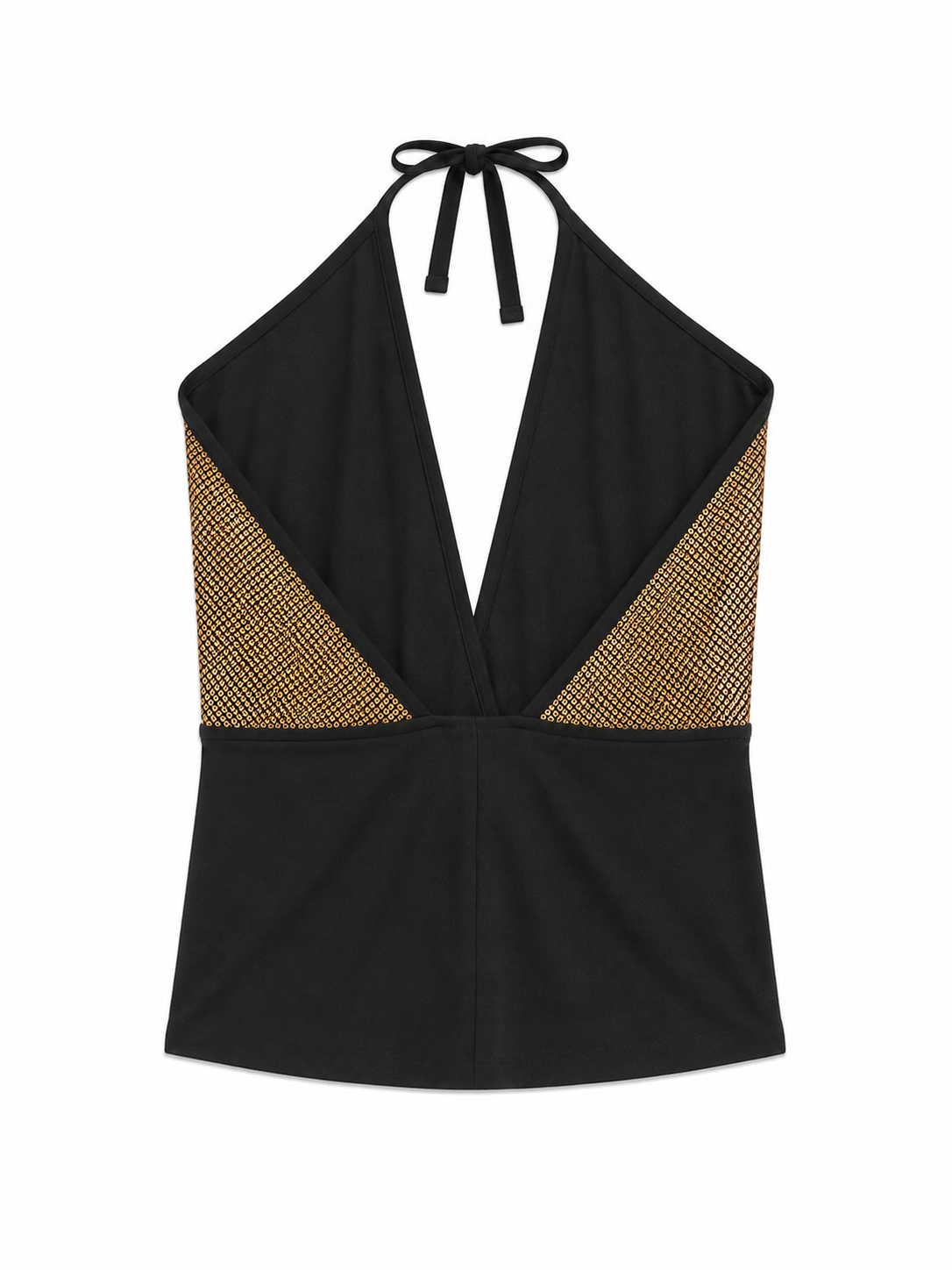 Backless Deadstock sequin top