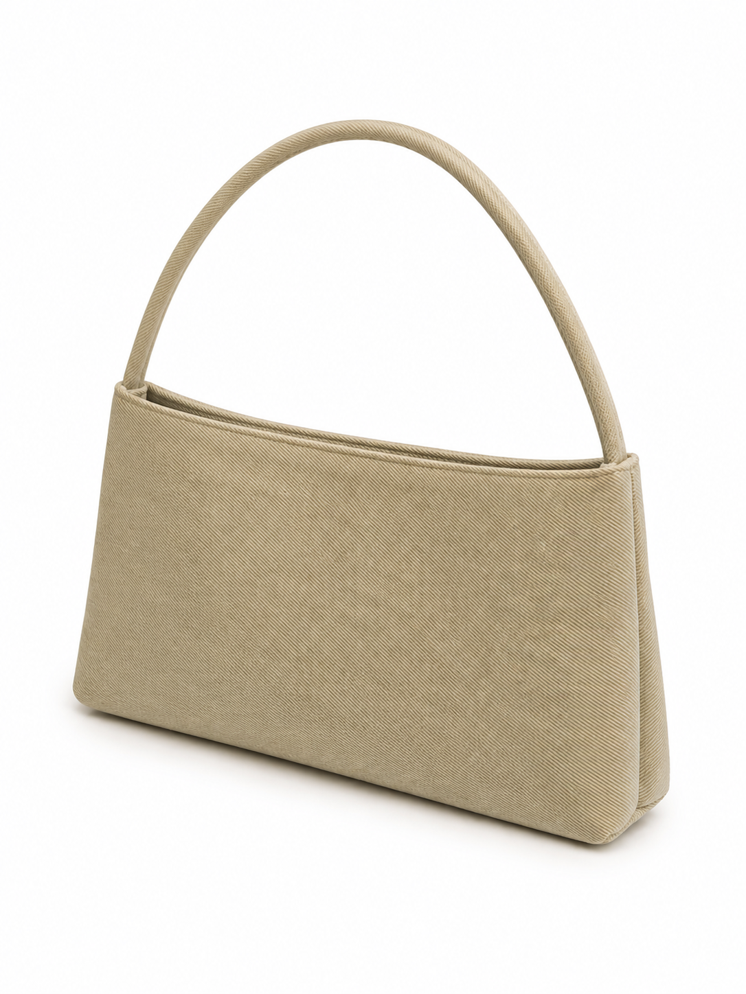 Denim vintage embellished baguette