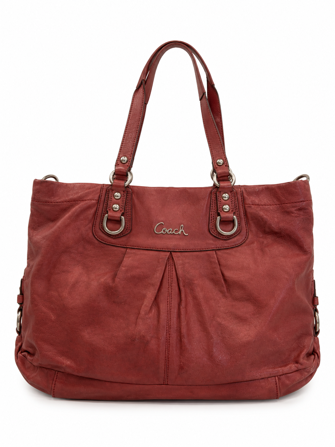 Vintage leather coach bag