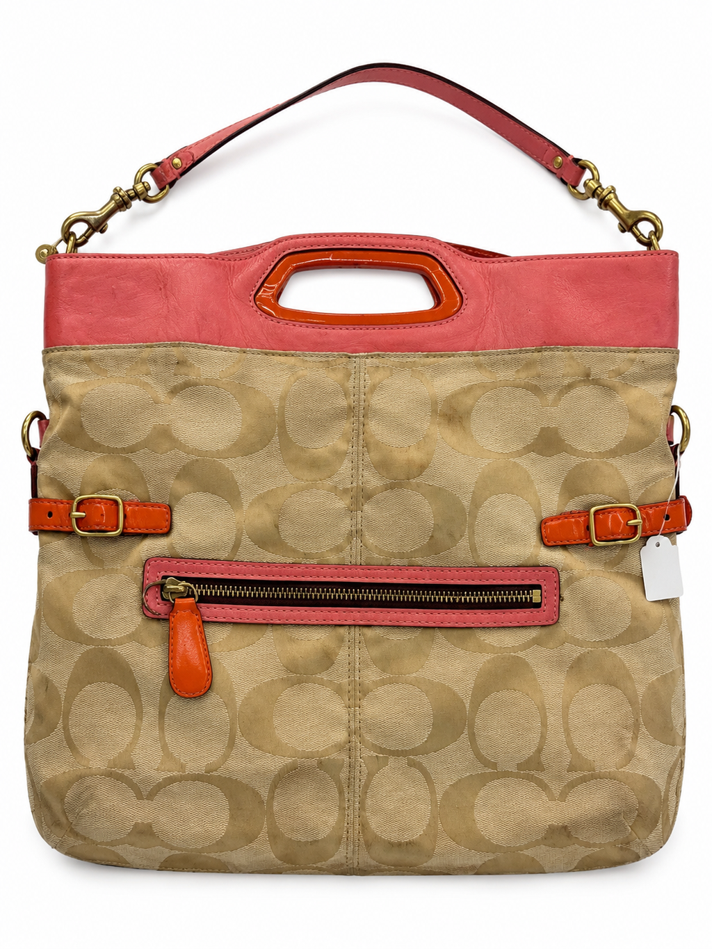 Vintage Coach bag with removable crossbody strap