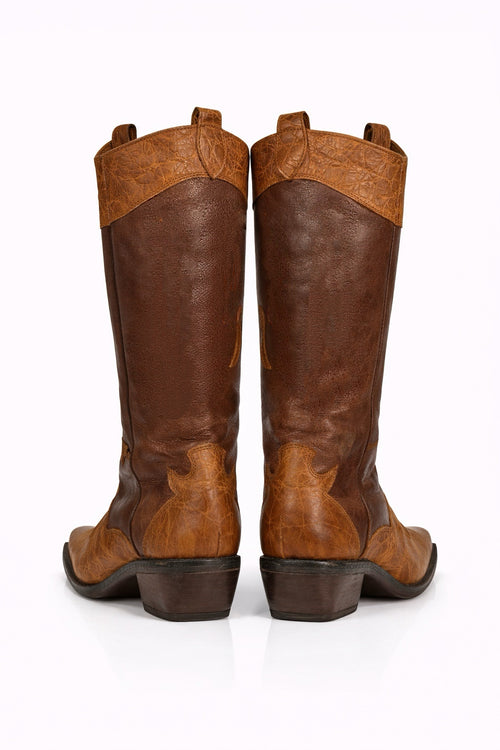 Deadstock leather boots
