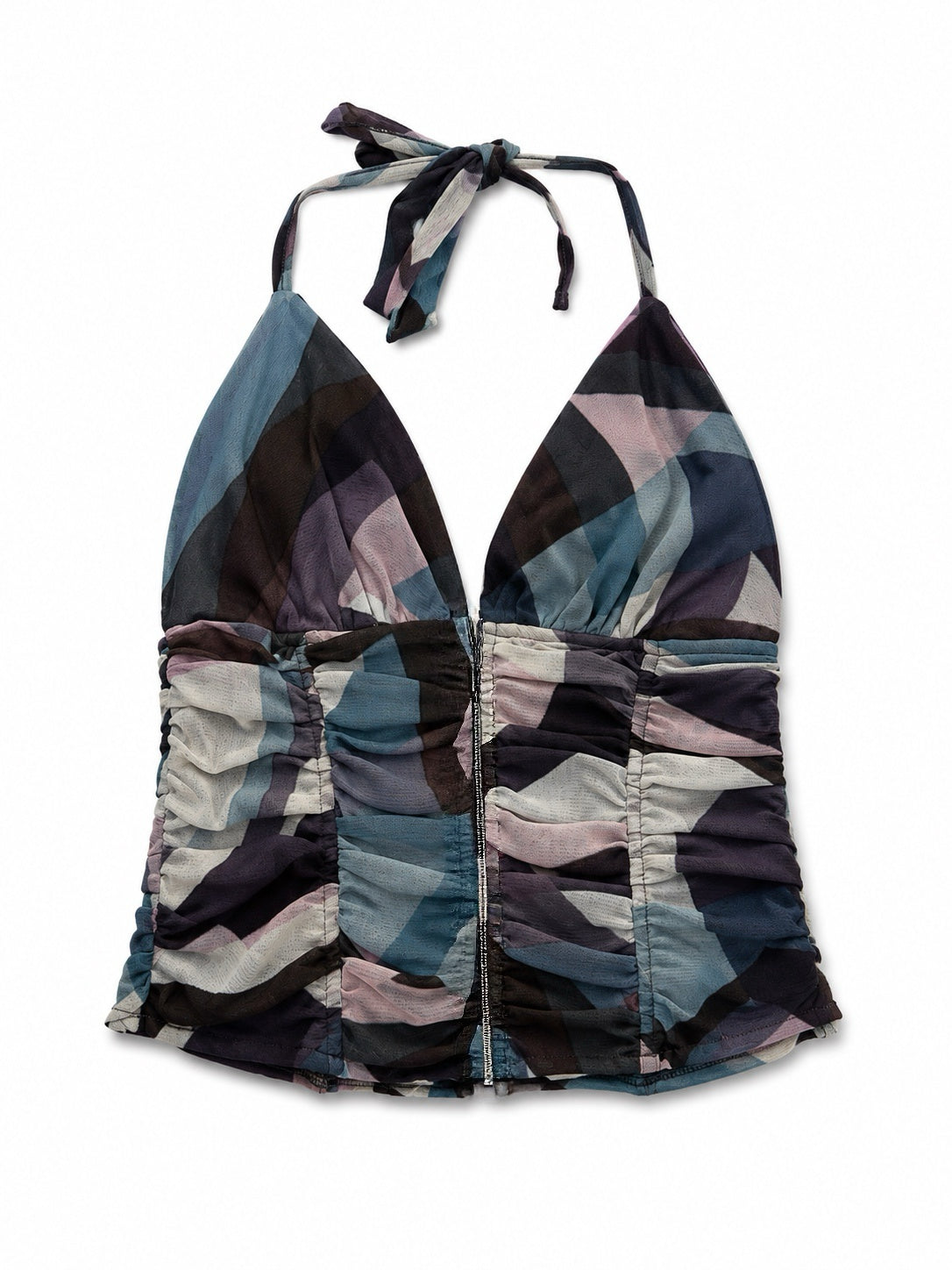 Deadstock halter neck corset top