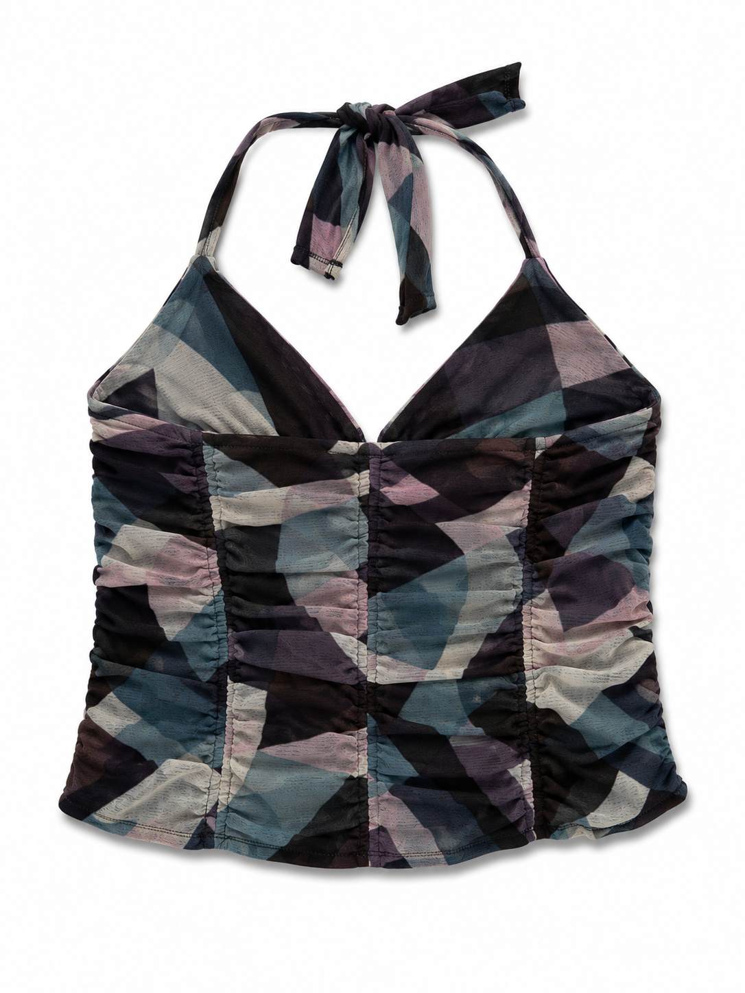 Deadstock halter neck corset top