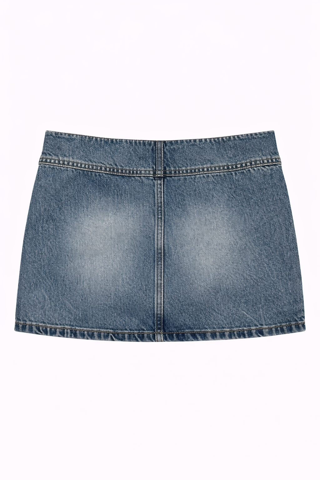Mini denim skirt