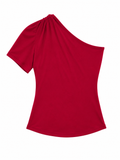 One shoulder top