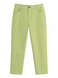 Vintage Vichy print capris