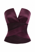 Deadstock silk corset