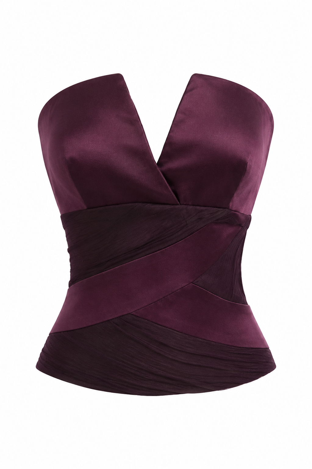 Deadstock silk corset